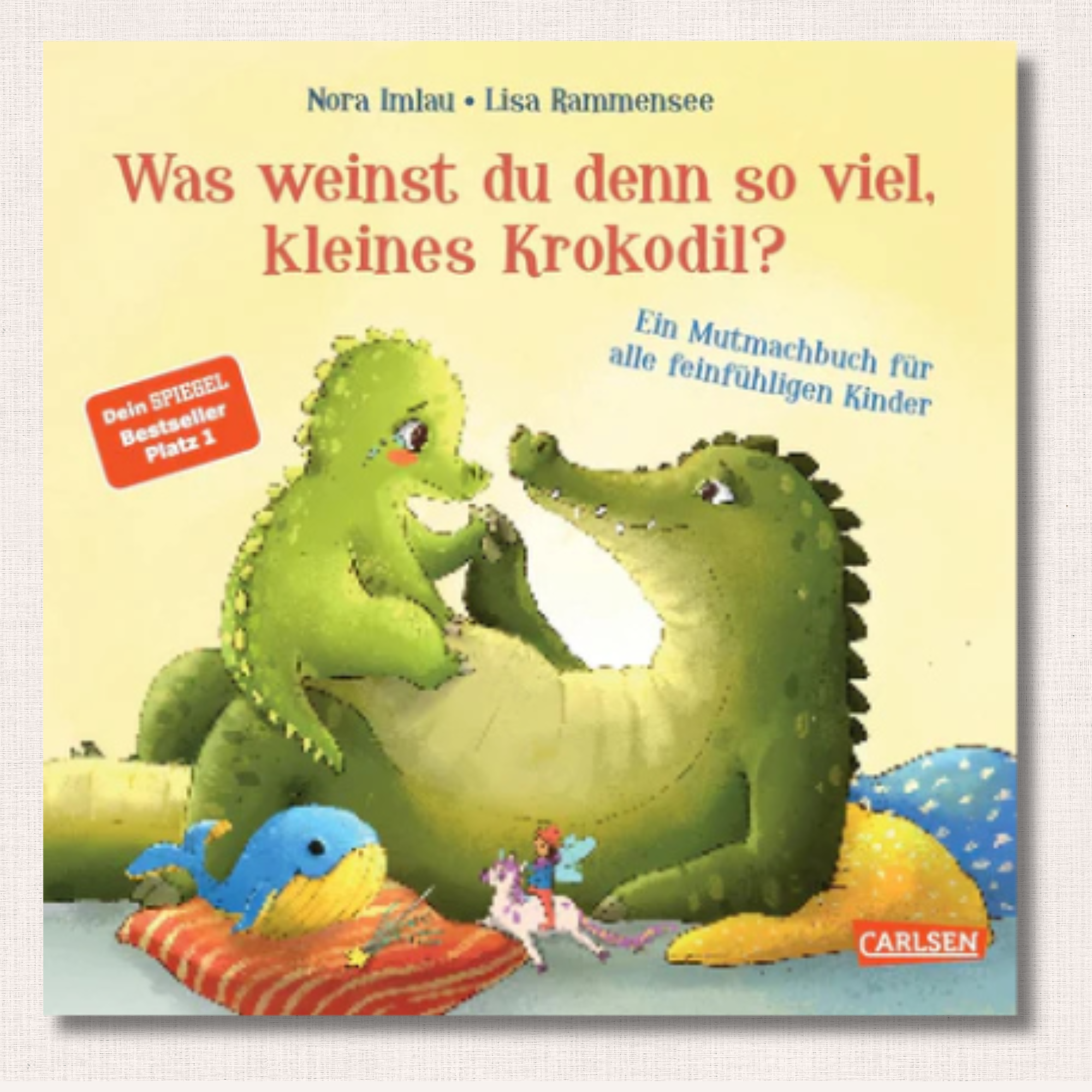 Bilderbuch „Was weinst du denn so viel, kleines Krokodil?“ – einfühlsame Geschichte über Tränen und Gefühle
