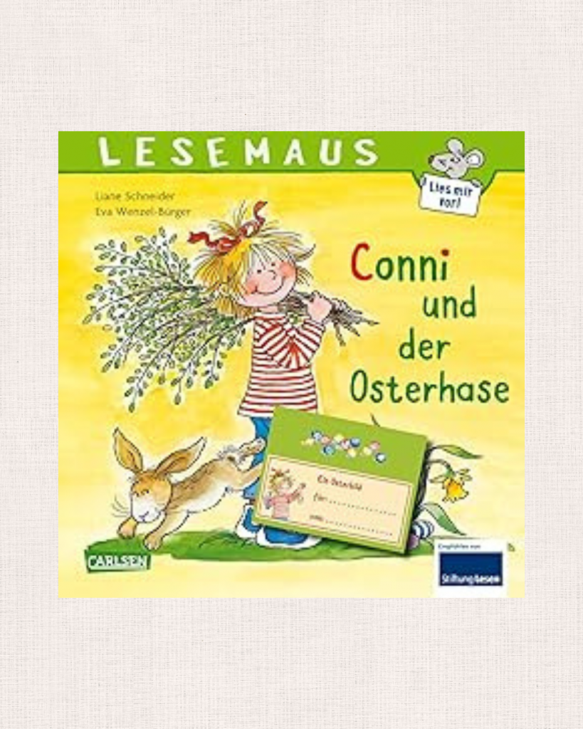 "LESEMAUS 77: Conni und der Osterhase“ – Osterbilderbuch mit Conni für Kinder ab 3 Jahren.