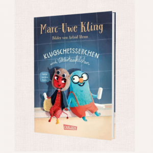 Buchcover „Klugscheißerchen und Fehlerteufelchen – Band 2“ – humorvolles Kinderbuch voller Wortspiele und Fantasie.